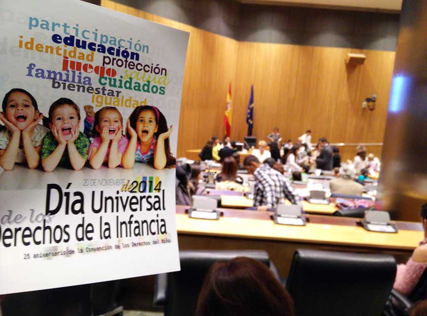 Día de la Infancia 2014. Imagen de la Plataforma de Infancia (POI).