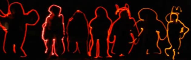 Taller MUS-E de light painting en el CEIP Miguel de Unamuno de Madrid