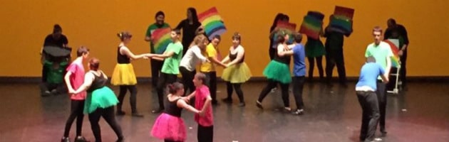 Actuación de los niños del CEIP Stella Maris de Cartagena en el Día MUS-E Murcia 2015