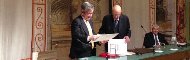 Enrique Barón recibe la distinción Ordine della Stella d’Italia