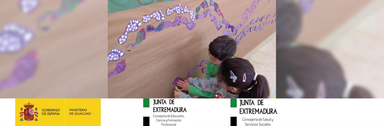25N: el CEIP Conquistador Loaysa de Extremadura marca el camino de la no violencia