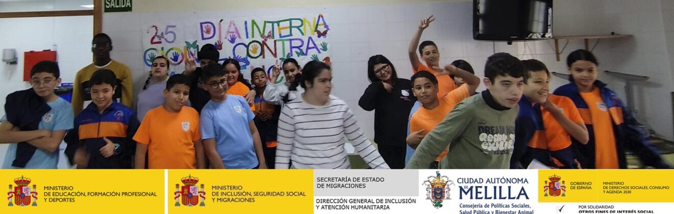 25N: el CEE Reina Sofía y CEIP Hipódromo de Melilla simbolizan con arte la lucha y la libertad