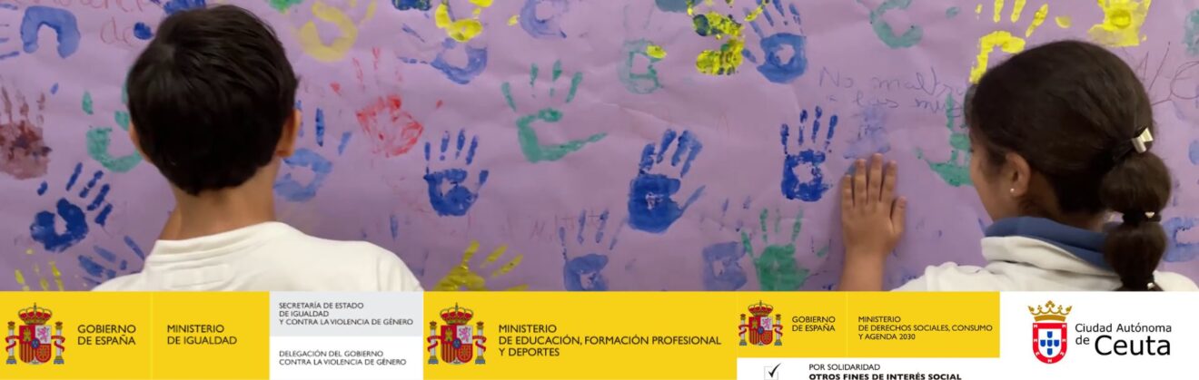 25N: el CEIP Andrés Manjón en Ceuta deja huella en el Día Internacional de la Eliminación de la Violencia contra la Mujer