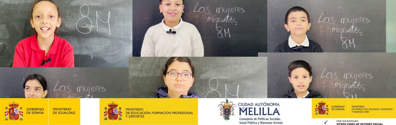 8M: Homenaje a las mujeres migrantes en el CEIP León Solá de Melilla por el Día Internacional de la Mujer