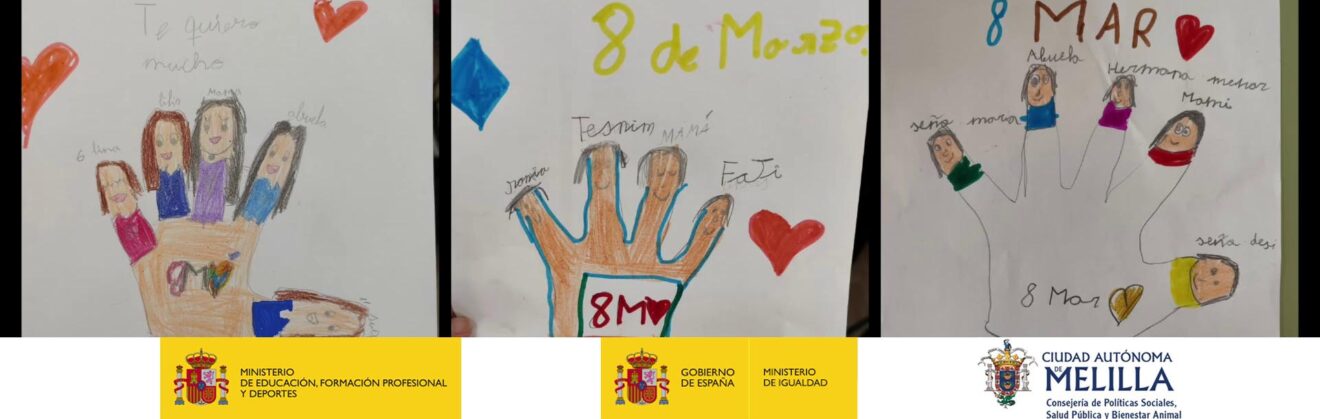 Las alumnas y alumnos del CEIP Reyes Católicos de Melilla piensan sobre el 8M desde el arte