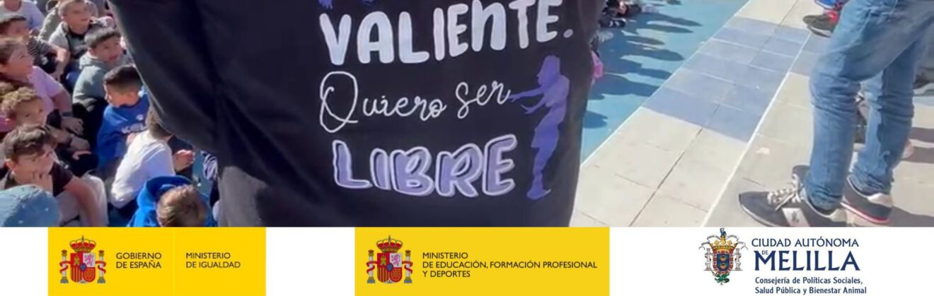 25N Día Internacional de la Eliminación de la Violencia contra la Mujer: lectura del manifiesto escrito por el alumnado del CEIP Pintor Eduardo Morillas de Melilla