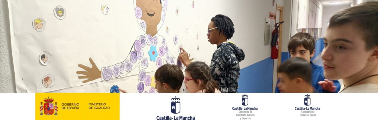 25N Día Internacional de la Eliminación de la Violencia contra la Mujer: un mural para transformar la mirada desde el arte en el CEE Infanta Elena de Castilla-La Mancha