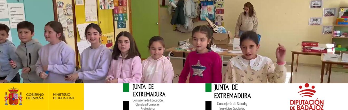 25N Día Internacional de la Eliminación de la Violencia contra la Mujer: los chicos y chicas del CRA Lacipea de Badajoz riman por este día